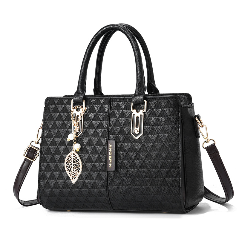 Luxury Bags Direct - Torebka crossbody z wzorem kratki, wysokiej