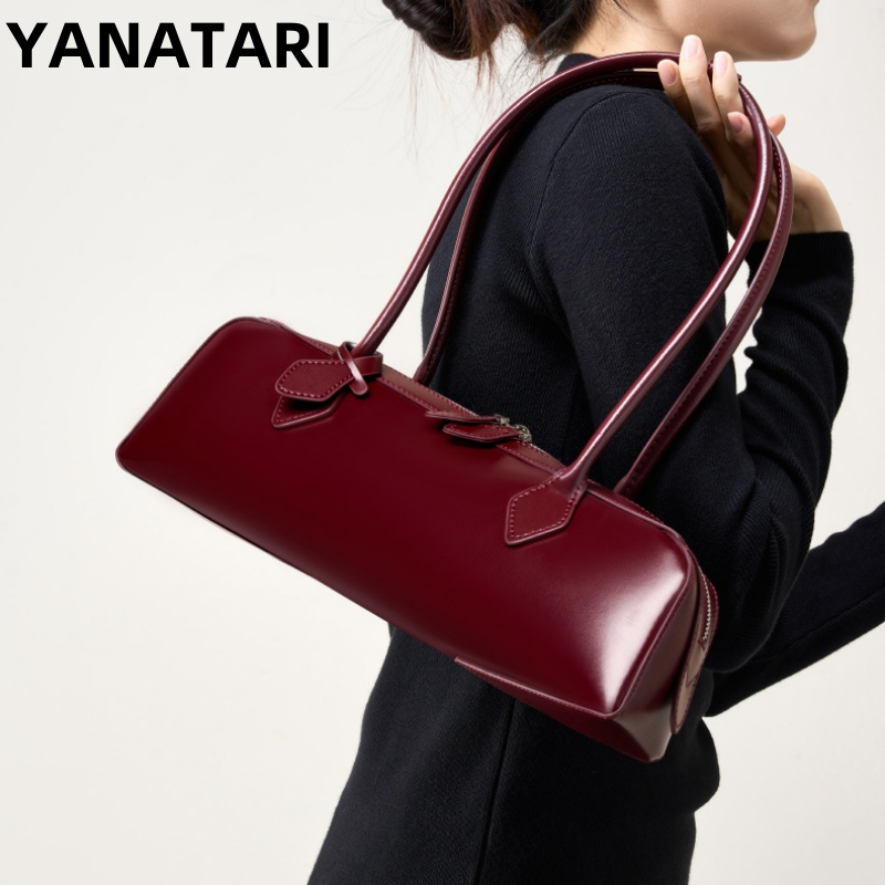Luxury Bags Korea - Torebka damska YANATARI z prawdziwej skóry,