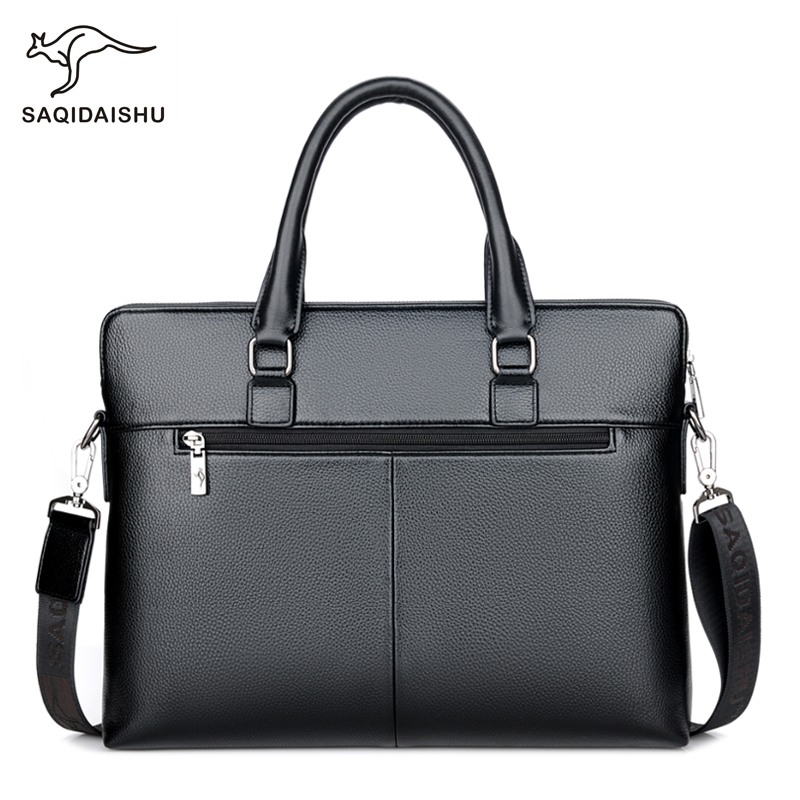 Luxury Bags For Men Brands - Męska skórzana torba na ramię biznesowa