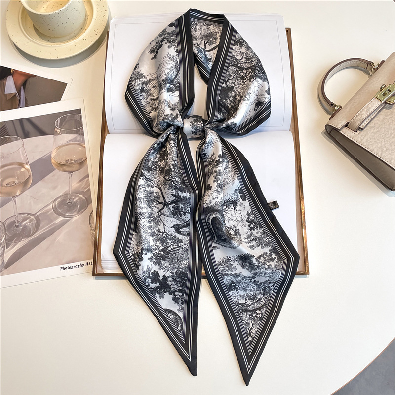 Luxury Bags For Summer - Luksusowe długie apaszki, cienkie opaski do