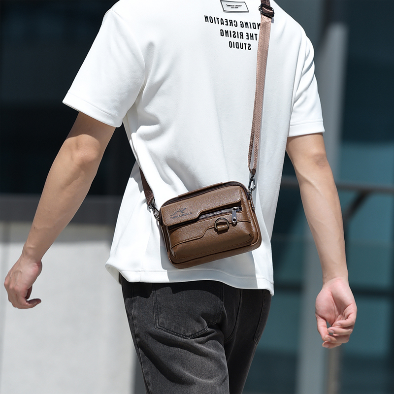 Luxury Bags For Men Brands - Luksusowe torby listonoszki marki Kangaroo, męskie