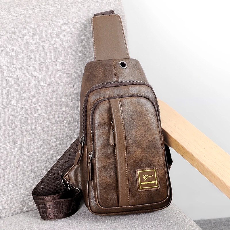 Luxury Bags For Men Brands - Luksusowa marka kangura torba na klatkę