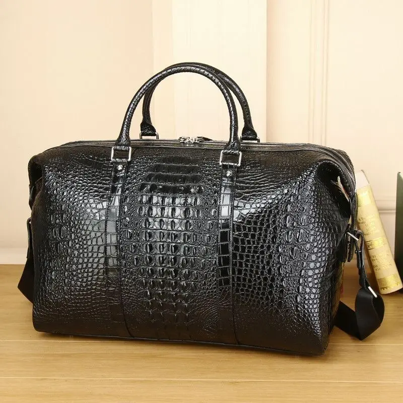 Luxury Bags For Men Brands - 2025 wzór aligatora krowa torby podróżne