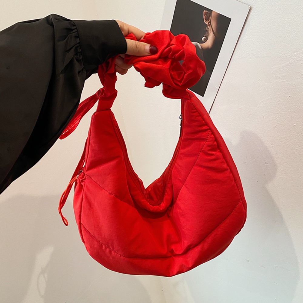 Luxury Bags Korea - Stylowa nylonowa plisowana torebka do ręki