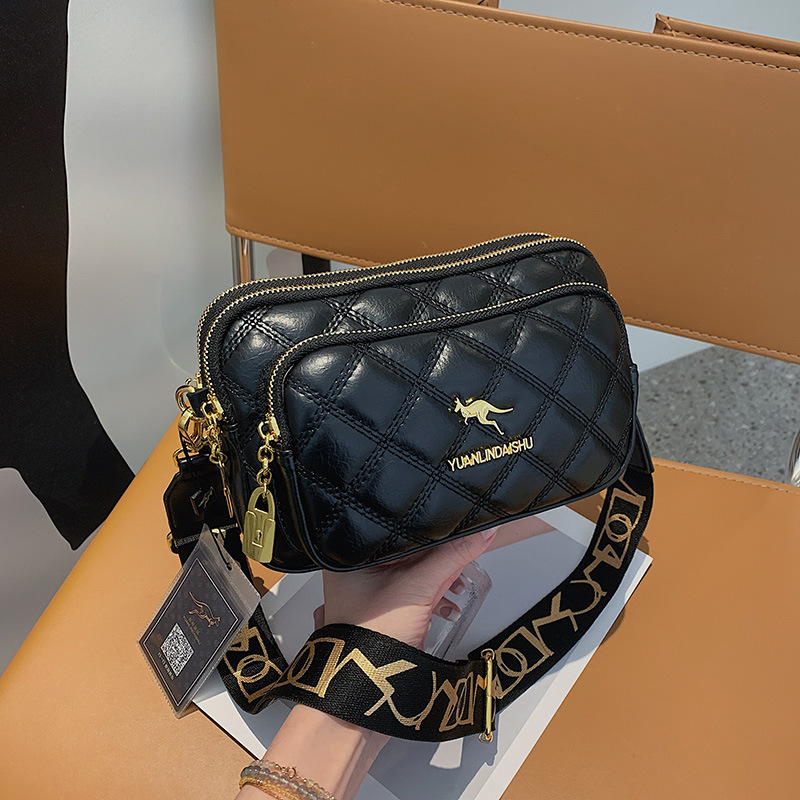 Prosta torba na ramię Argyle P – Luxury Bags Without Logo recenzja i cena