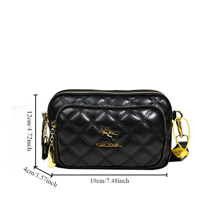 Prosta torba na ramię Argyle P – Luxury Bags Without Logo recenzja i cena