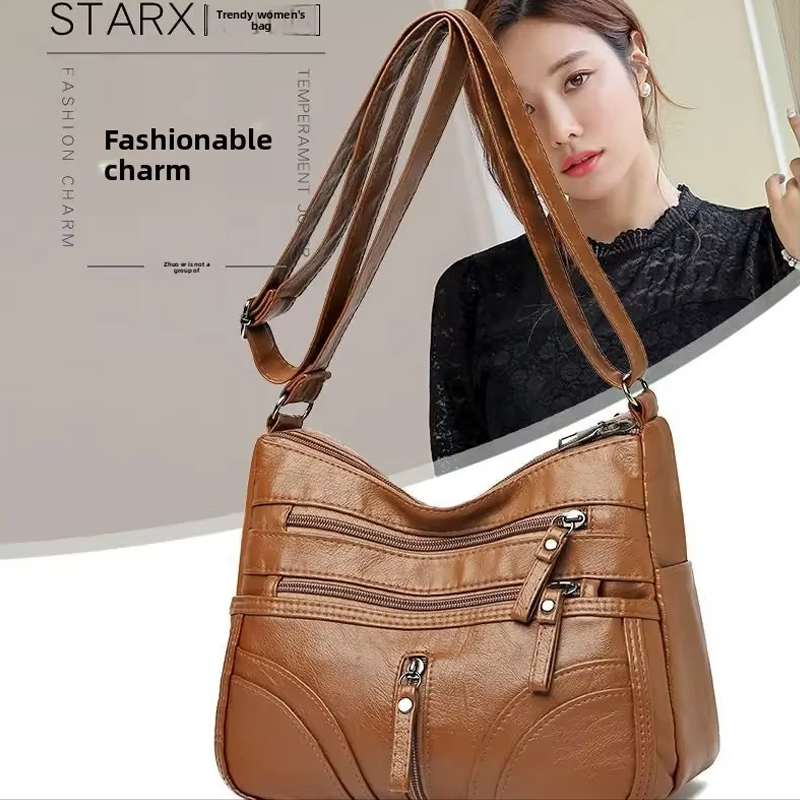 Codzienna miękka torebka hobo  – Luxury Bags Without Logo recenzja i cena