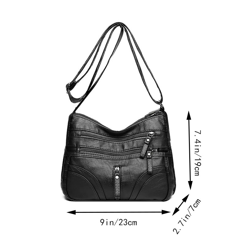 Codzienna miękka torebka hobo  – Luxury Bags Without Logo recenzja i cena
