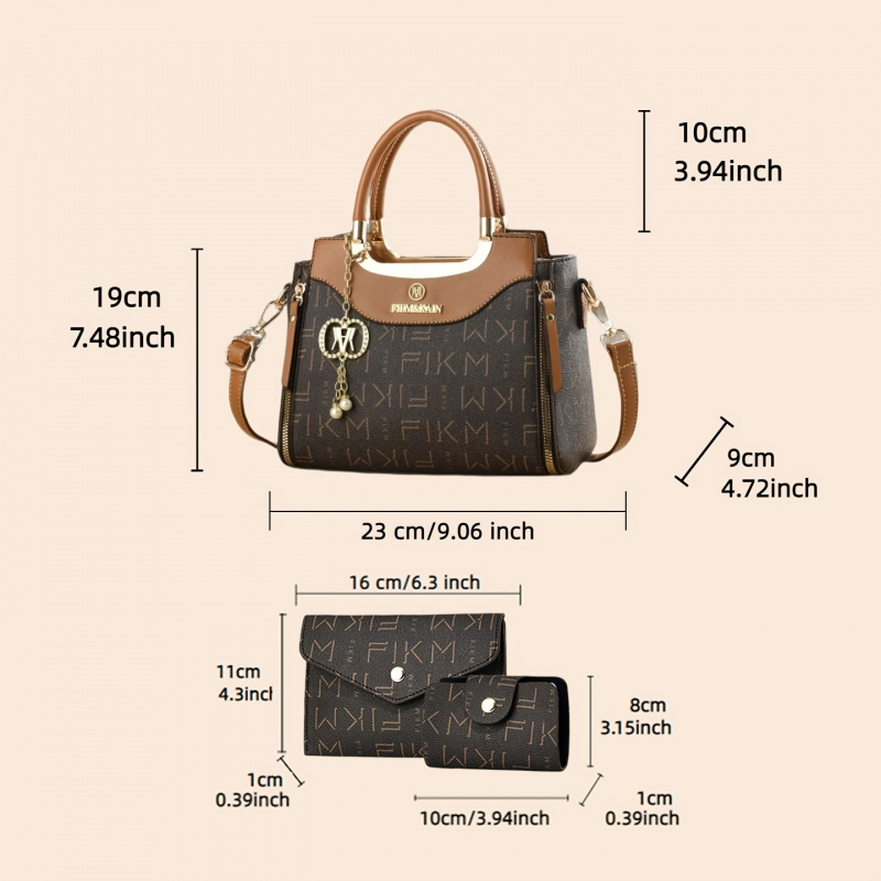 3-częściowy zestaw torebek z n – Luxury Bags & Leather Repair Of Atlanta Photos recenzja i cena