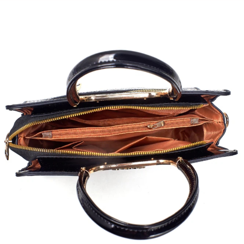 Dwuczęściowy damski zestaw tor – Top Handle Patent Bag recenzja i cena